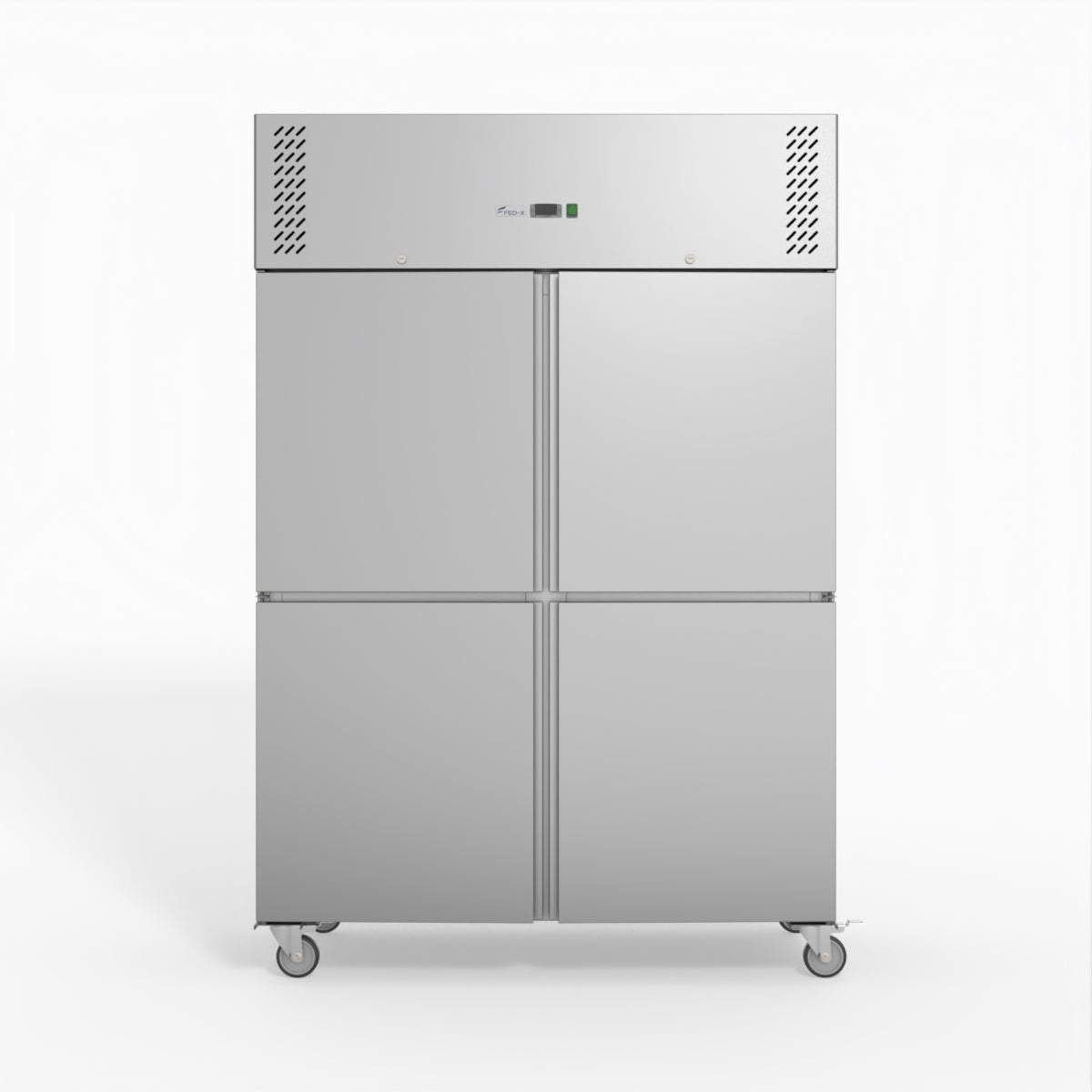 FED-X S/S Four Door Upright Fridge XURC1200S2V