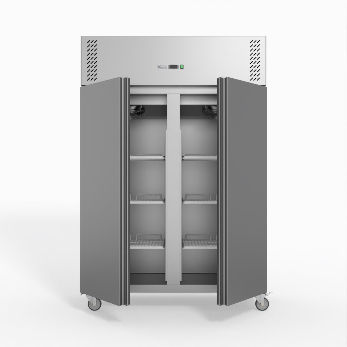 FED-X S/S Double Door Upright Fridge XURC1200SFV