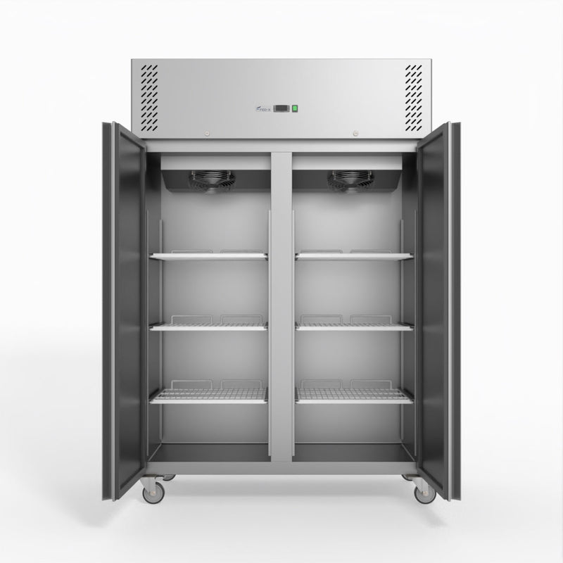 FED-X S/S Double Door Upright Fridge XURC1200SFV