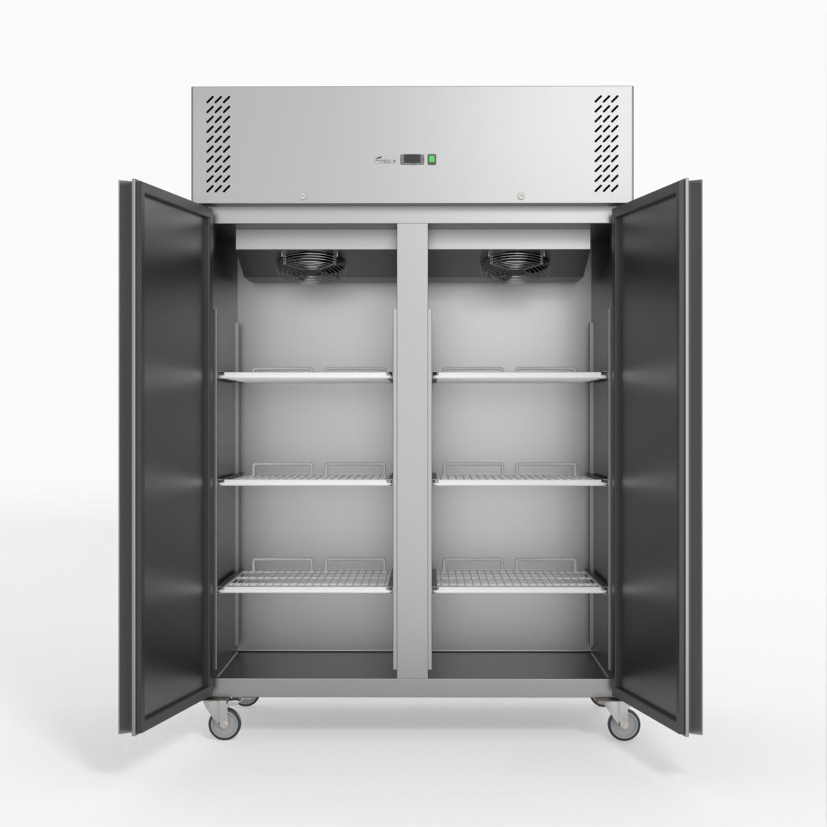 FED-X S/S Double Door Upright Freezer XURF1200SFV