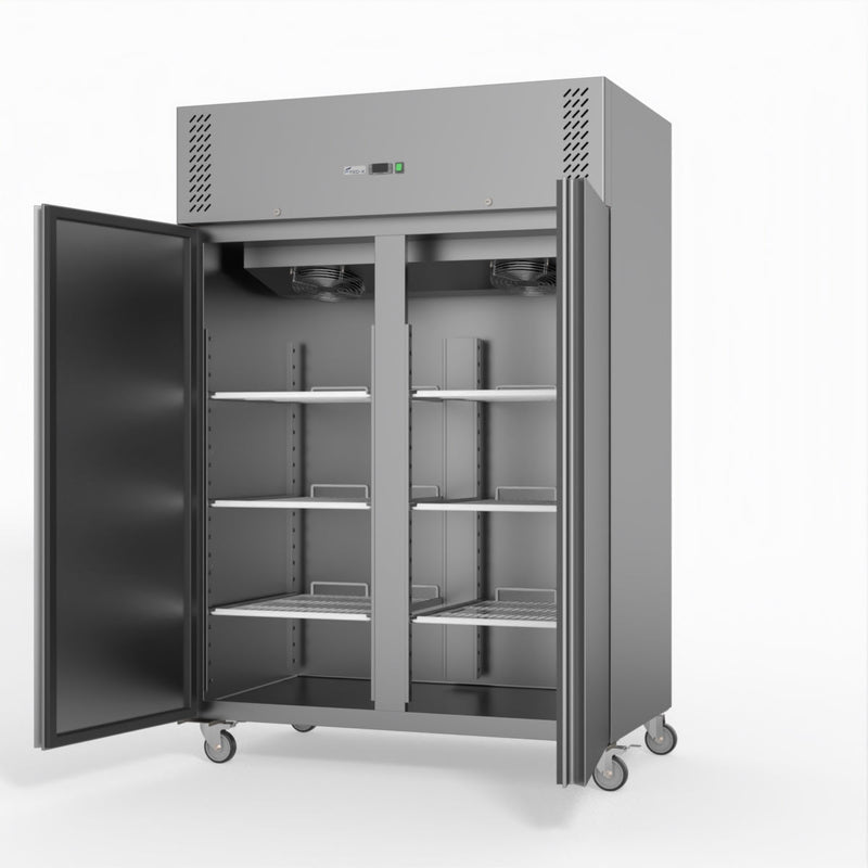 FED-X S/S Double Door Upright Fridge XURC1200SFV