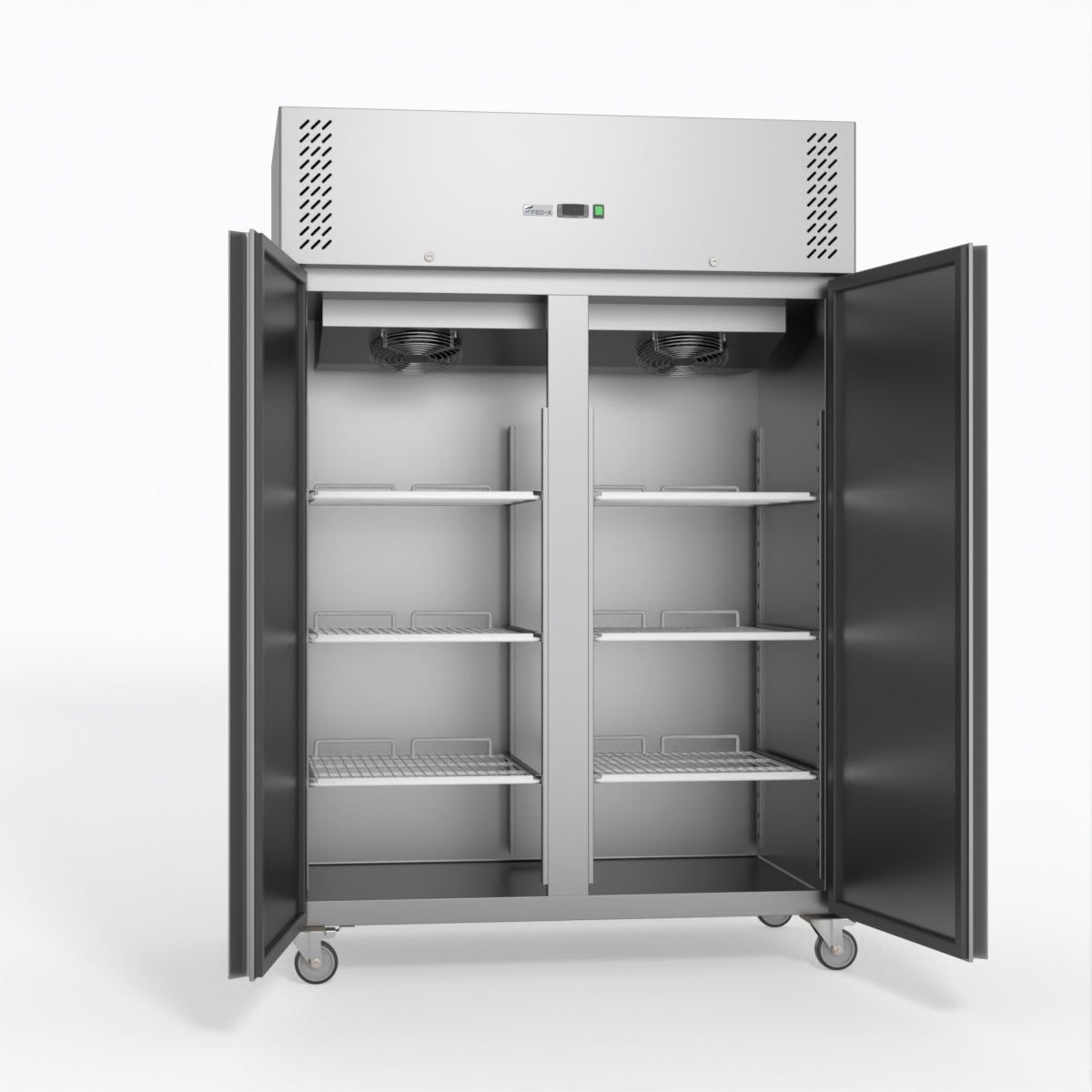 FED-X S/S Double Door Upright Fridge XURC1200SFV