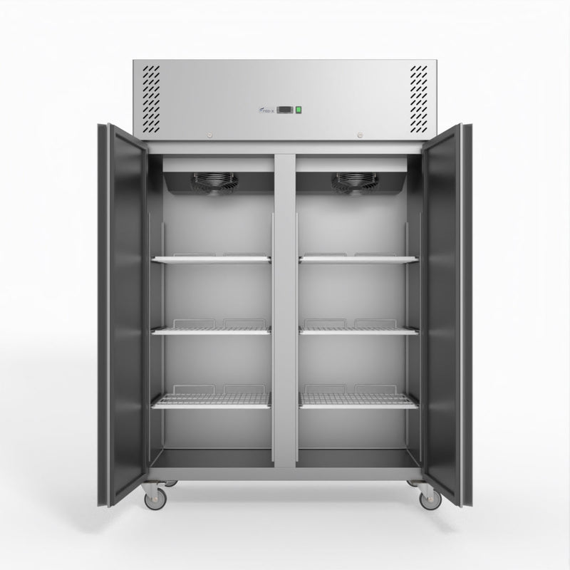 FED-X S/S Double Door Upright Freezer XURF1200SFV