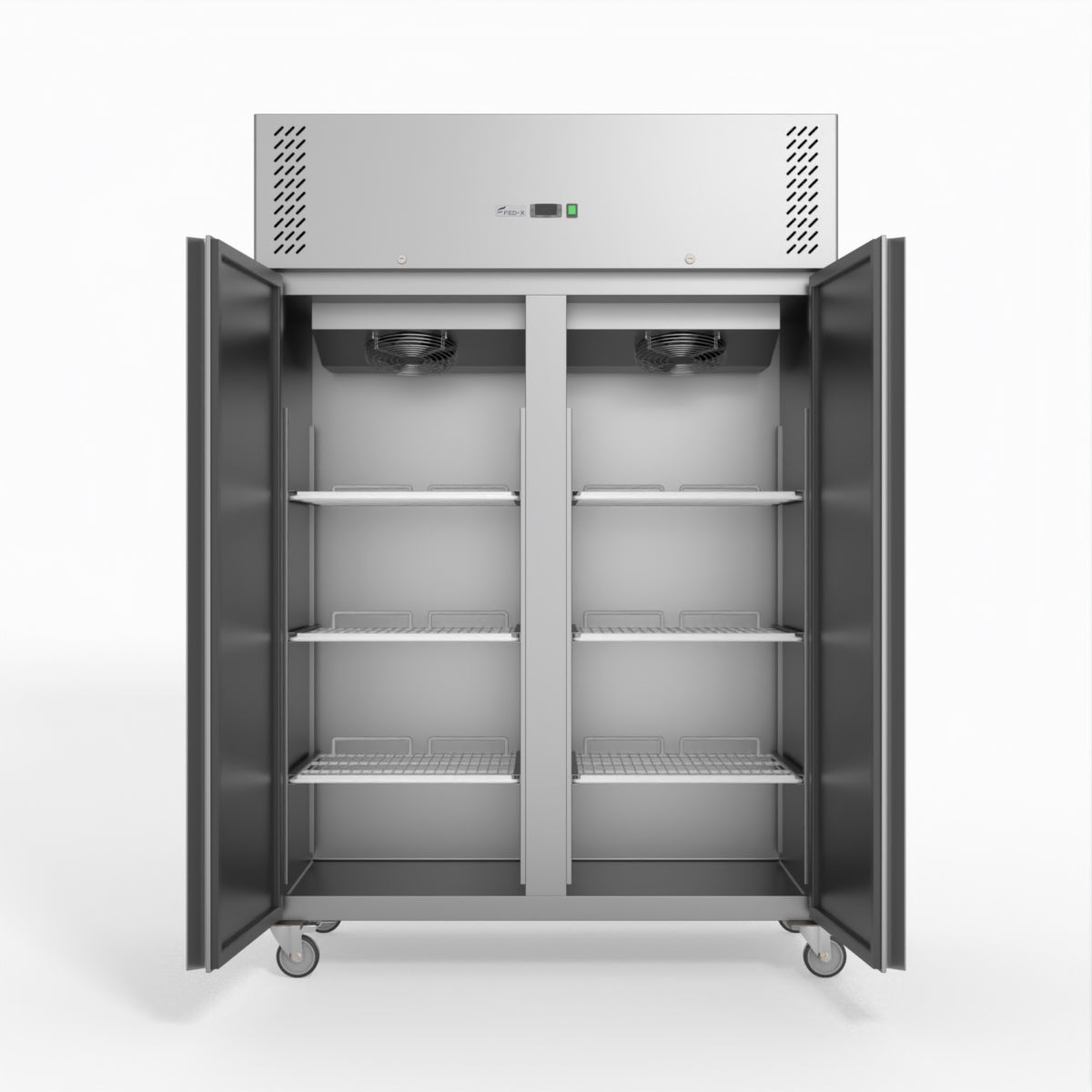 FED-X S/S Double Door Upright Fridge XURC1200SFV