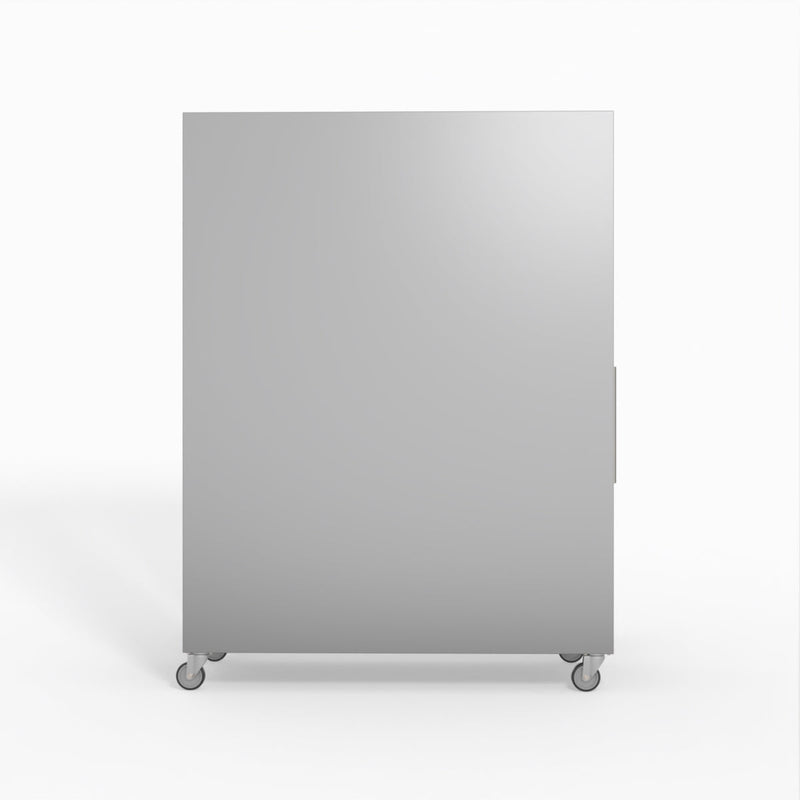 FED-X S/S Two Full Glass Door Upright Freezer XURF1410G2V