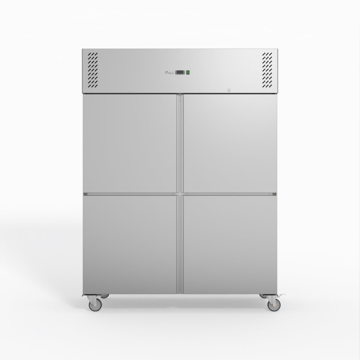 FED-X S/S Four Door Upright Fridge XURC1410S2V