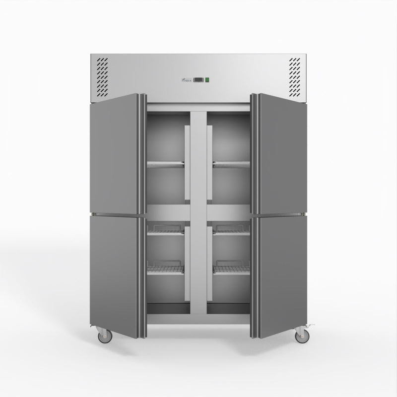 FED-X S/S Four Door Upright Fridge XURC1410S2V