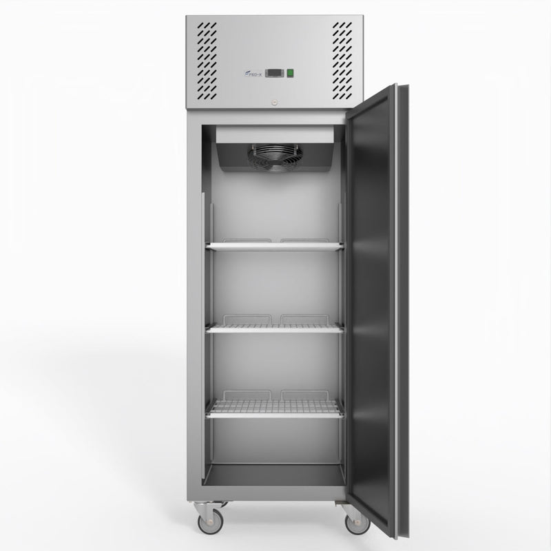 FED-X S/S Single Door Upright Fridge XURC400SFV