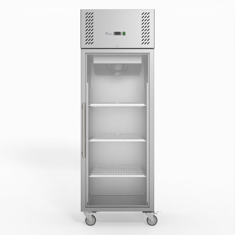 FED-X S/S Full Glass Door Upright Freezer XURF600G1V