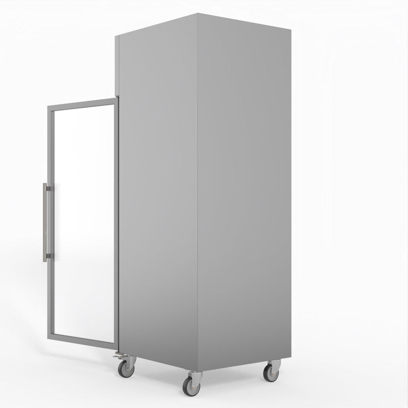 FED-X S/S Full Glass Door Upright Freezer XURF600G1V