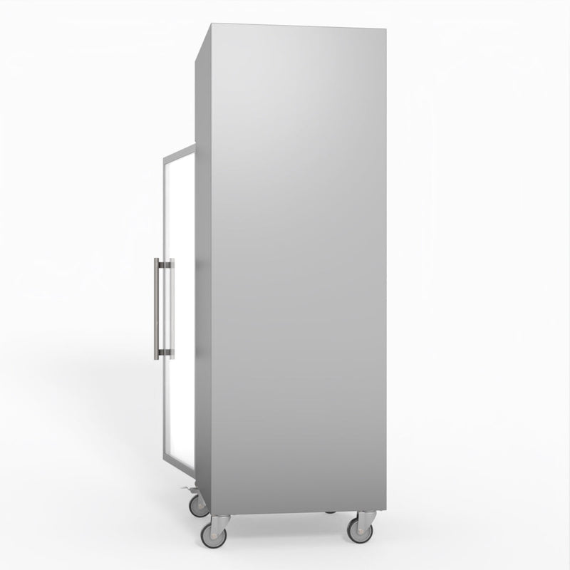 FED-X S/S Full Glass Door Upright Freezer XURF600G1V