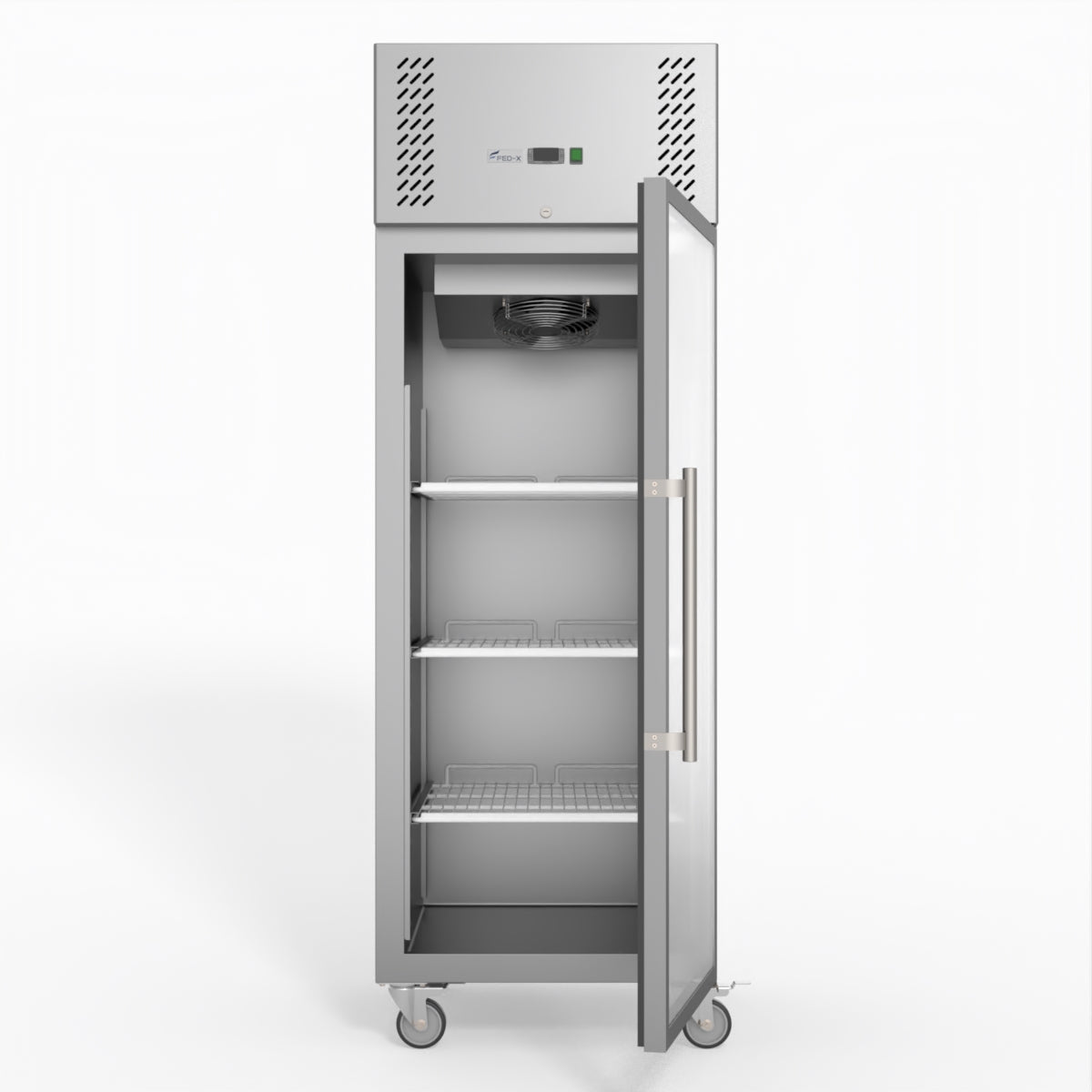 FED-X S/S Full Glass Door Upright Freezer XURF600G1V