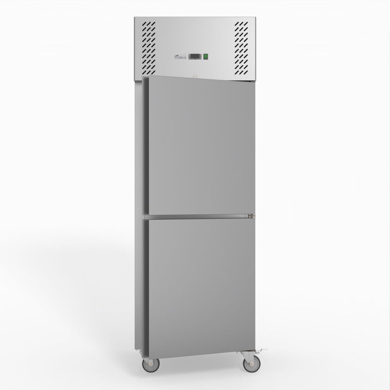 FED-X S/S Two Door Upright Fridge XURC600S1V