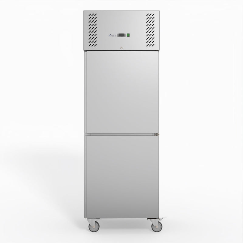 FED-X S/S Two Door Upright Fridge XURC600S1V