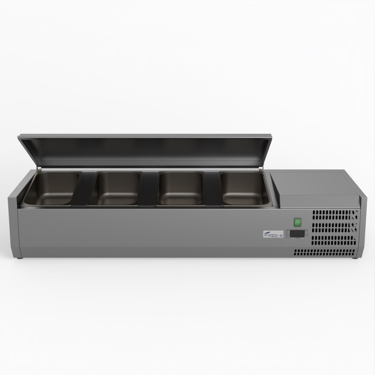 FED-X Salad Bench With Stainless Steel Lid XVRX1200/380S