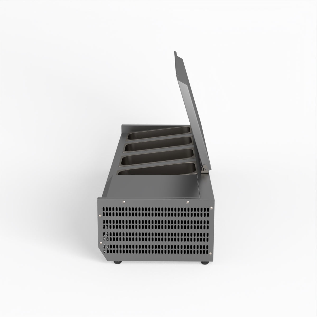 FED-X Salad Bench With Stainless Steel Lid XVRX1200/380S