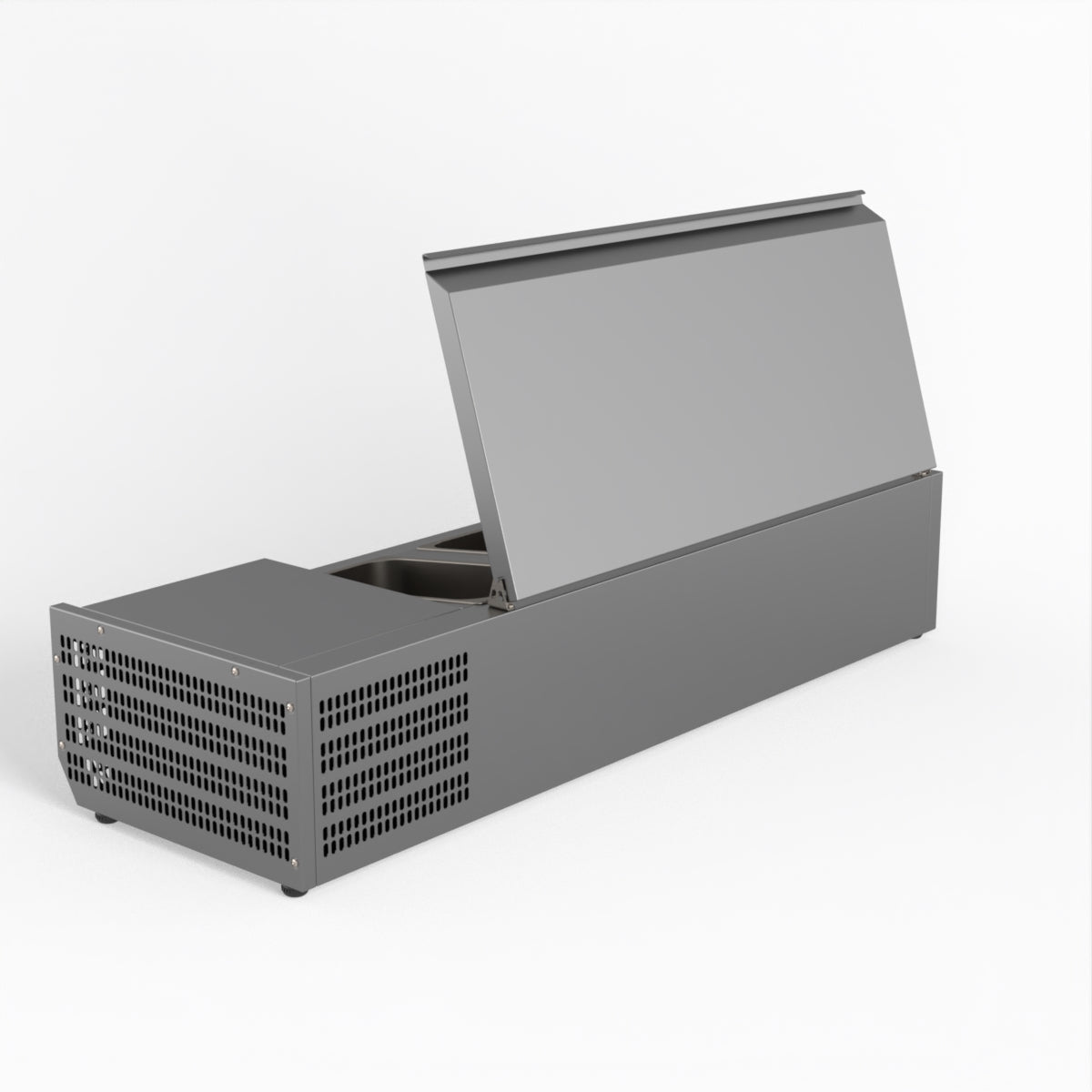 FED-X Salad Bench With Stainless Steel Lid XVRX1200/380S