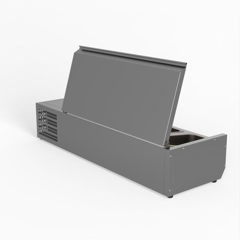 FED-X Salad Bench With Stainless Steel Lid XVRX1200/380S