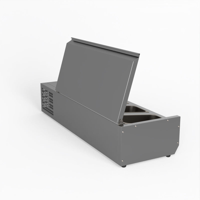 FED-X Salad Bench With Stainless Steel Lid XVRX1200/380S