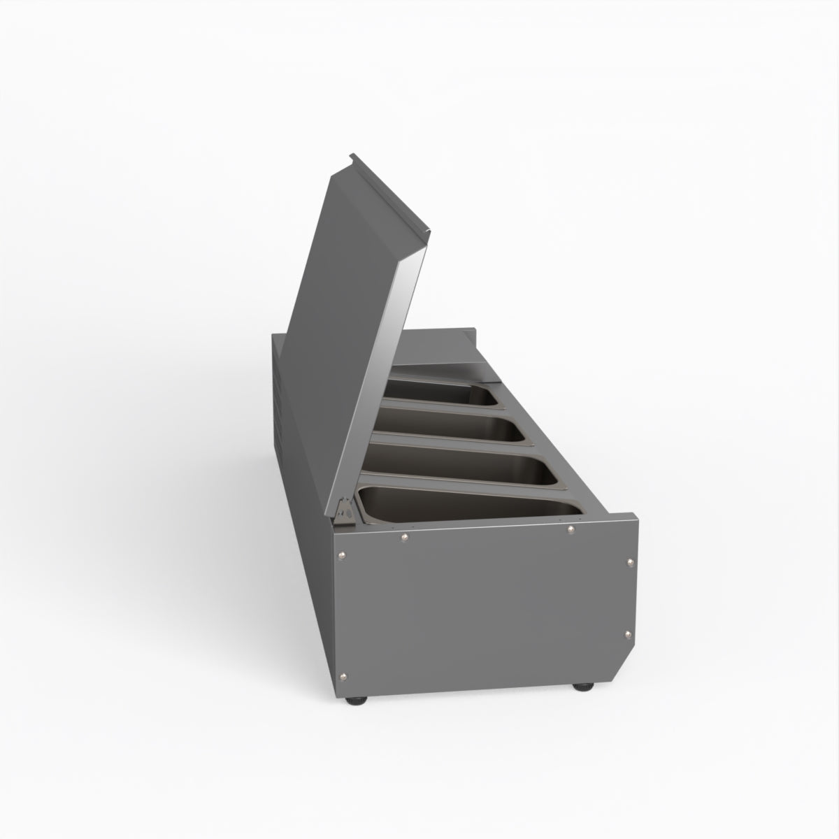 FED-X Salad Bench With Stainless Steel Lid XVRX1200/380S