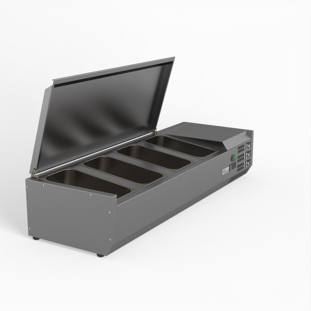 FED-X Salad Bench With Stainless Steel Lid XVRX1200/380S