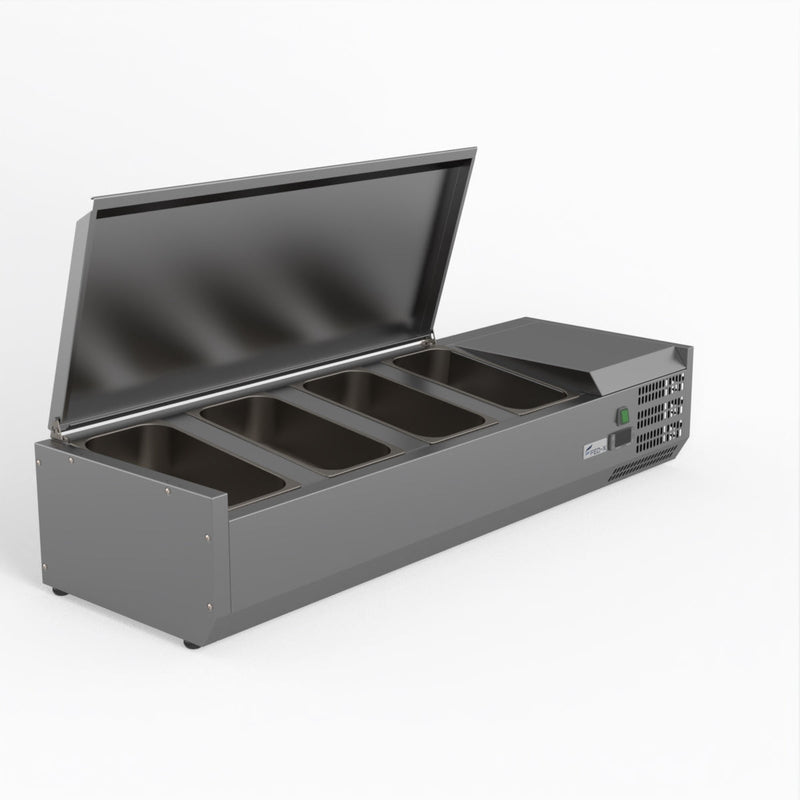 FED-X Salad Bench With Stainless Steel Lid XVRX1200/380S