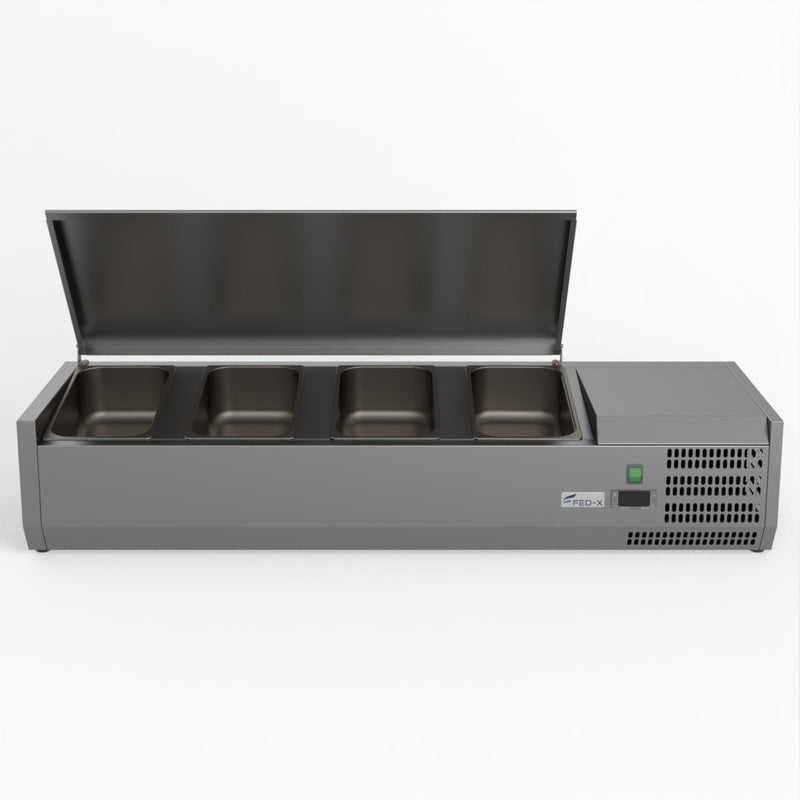 FED-X Salad Bench With Stainless Steel Lid XVRX1200/380S