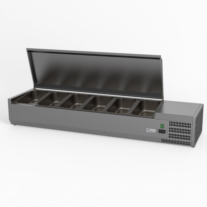 FED-X Salad Bench With Stainless Steel Lid XVRX1500/380S