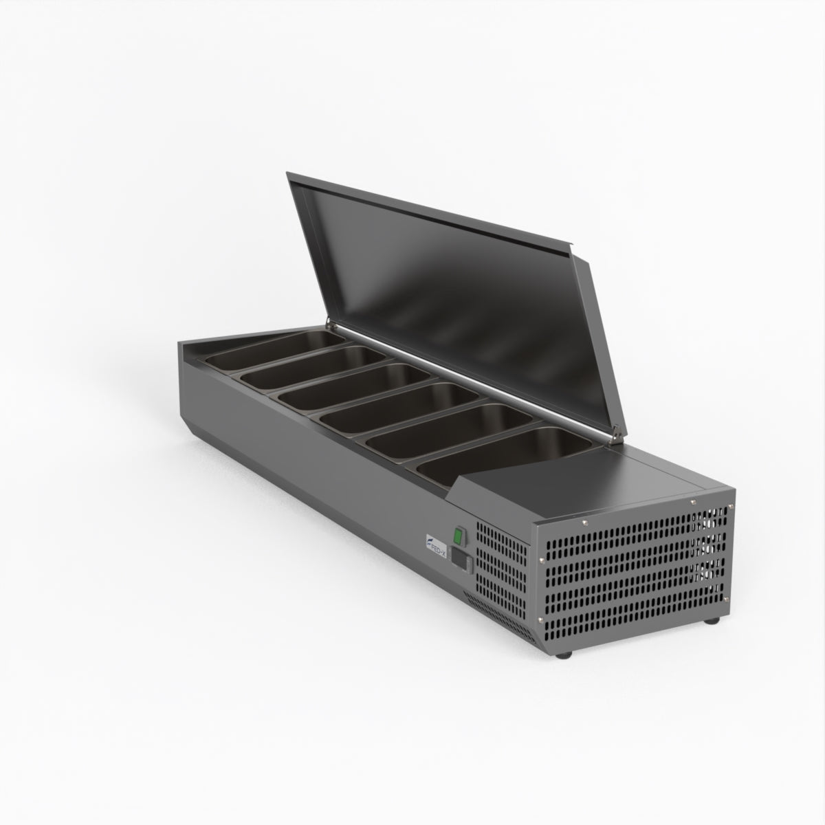 FED-X Salad Bench With Stainless Steel Lid XVRX1500/380S