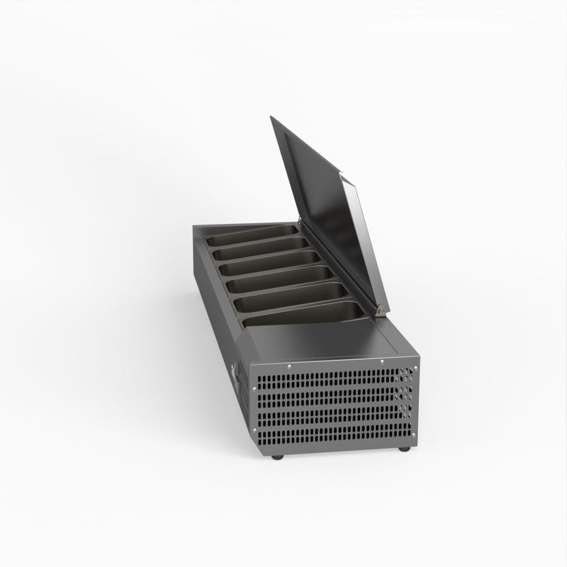 FED-X Salad Bench With Stainless Steel Lid XVRX1500/380S