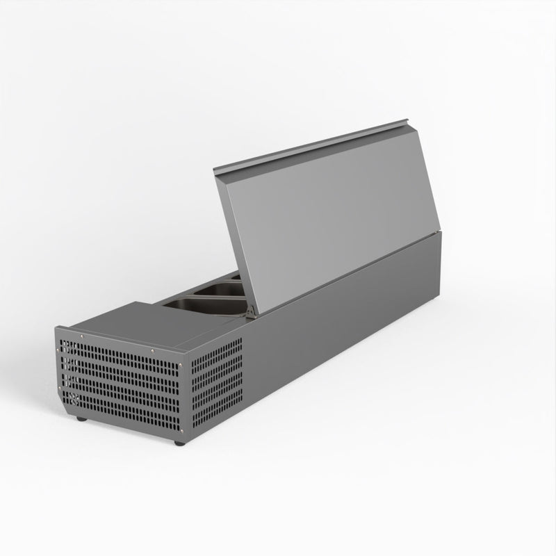 FED-X Salad Bench With Stainless Steel Lid XVRX1500/380S