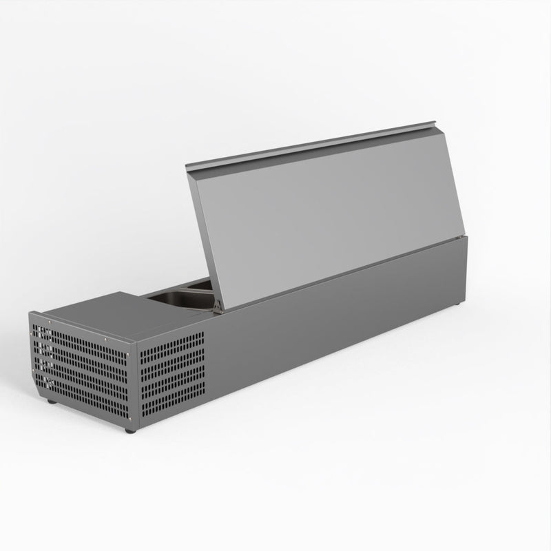 FED-X Salad Bench With Stainless Steel Lid XVRX1500/380S