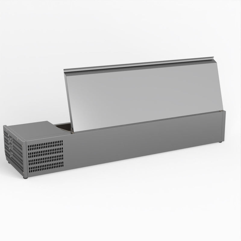 FED-X Salad Bench With Stainless Steel Lid XVRX1500/380S