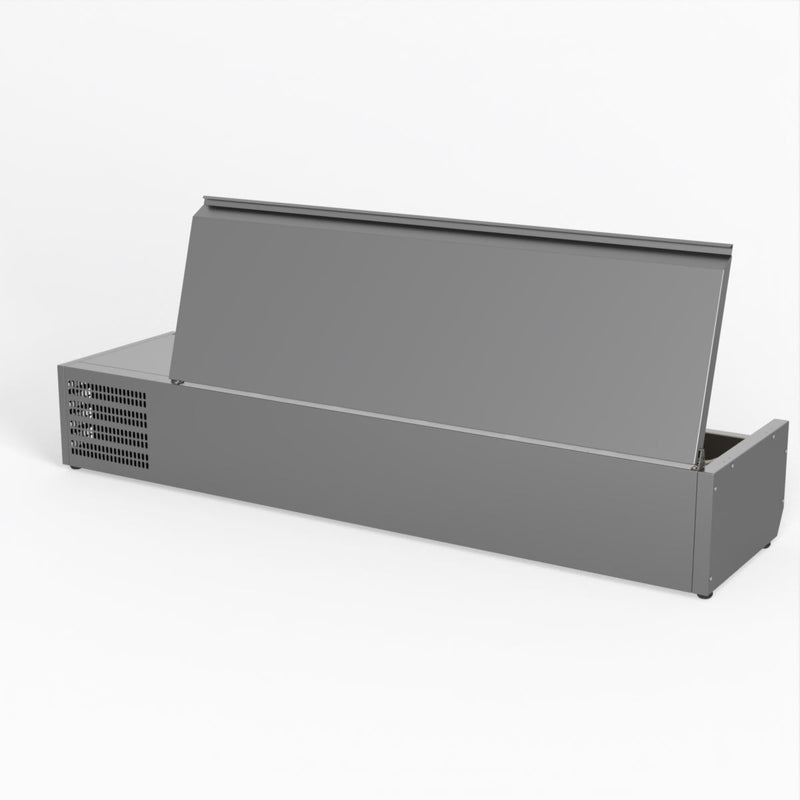 FED-X Salad Bench With Stainless Steel Lid XVRX1500/380S