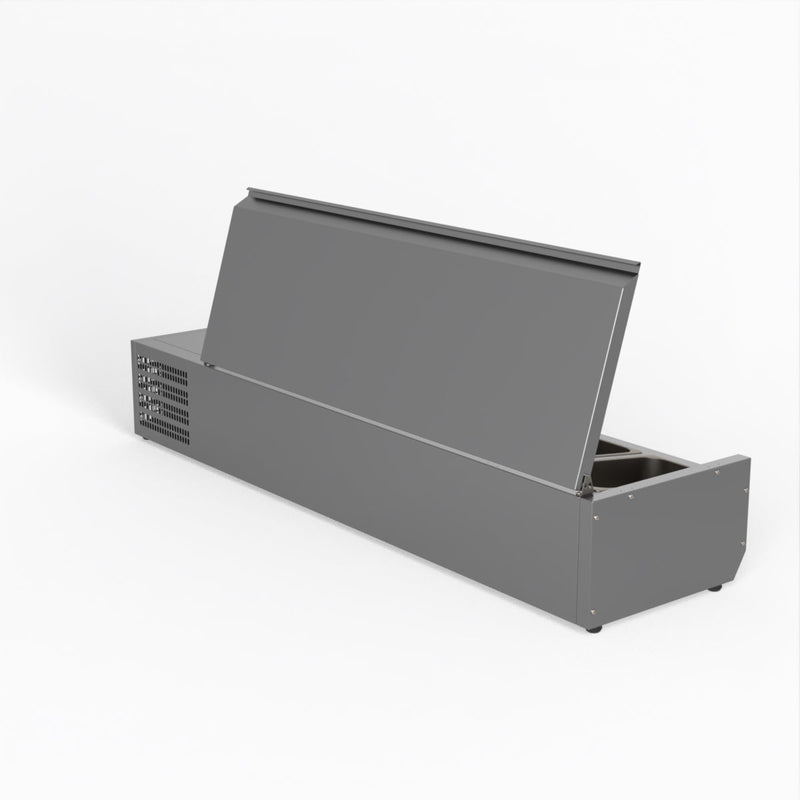 FED-X Salad Bench With Stainless Steel Lid XVRX1500/380S