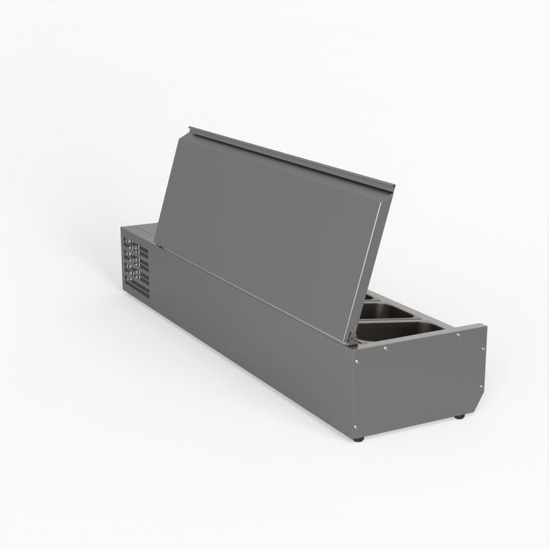 FED-X Salad Bench With Stainless Steel Lid XVRX1500/380S