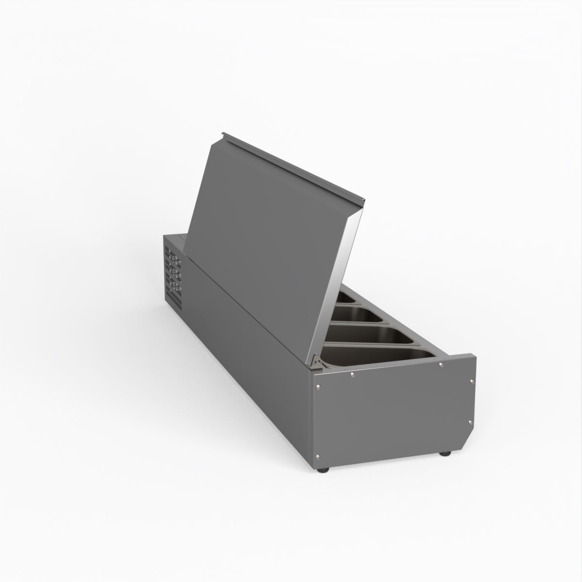 FED-X Salad Bench With Stainless Steel Lid XVRX1500/380S