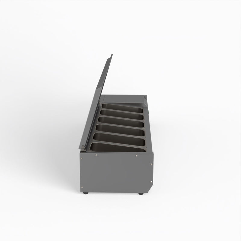 FED-X Salad Bench With Stainless Steel Lid XVRX1500/380S