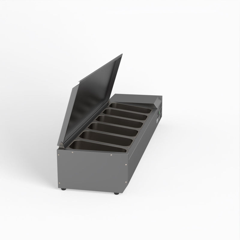 FED-X Salad Bench With Stainless Steel Lid XVRX1500/380S