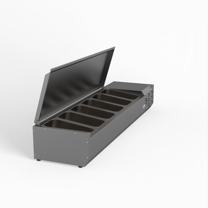 FED-X Salad Bench With Stainless Steel Lid XVRX1500/380S