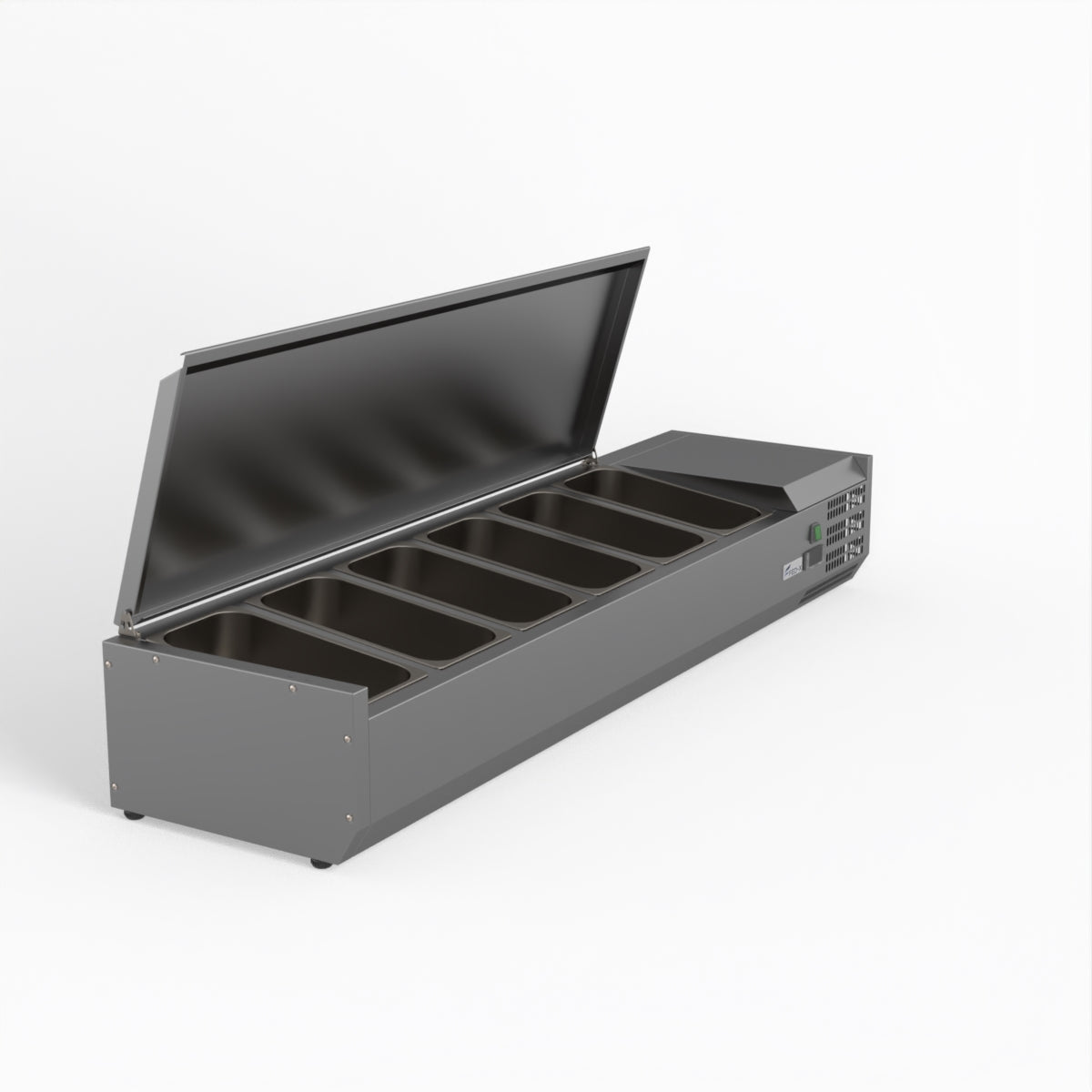 FED-X Salad Bench With Stainless Steel Lid XVRX1500/380S