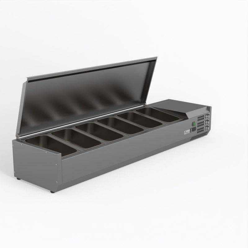 FED-X Salad Bench With Stainless Steel Lid XVRX1500/380S