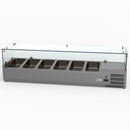 FED-X Flat Glass Salad Bench XVRX1500/380