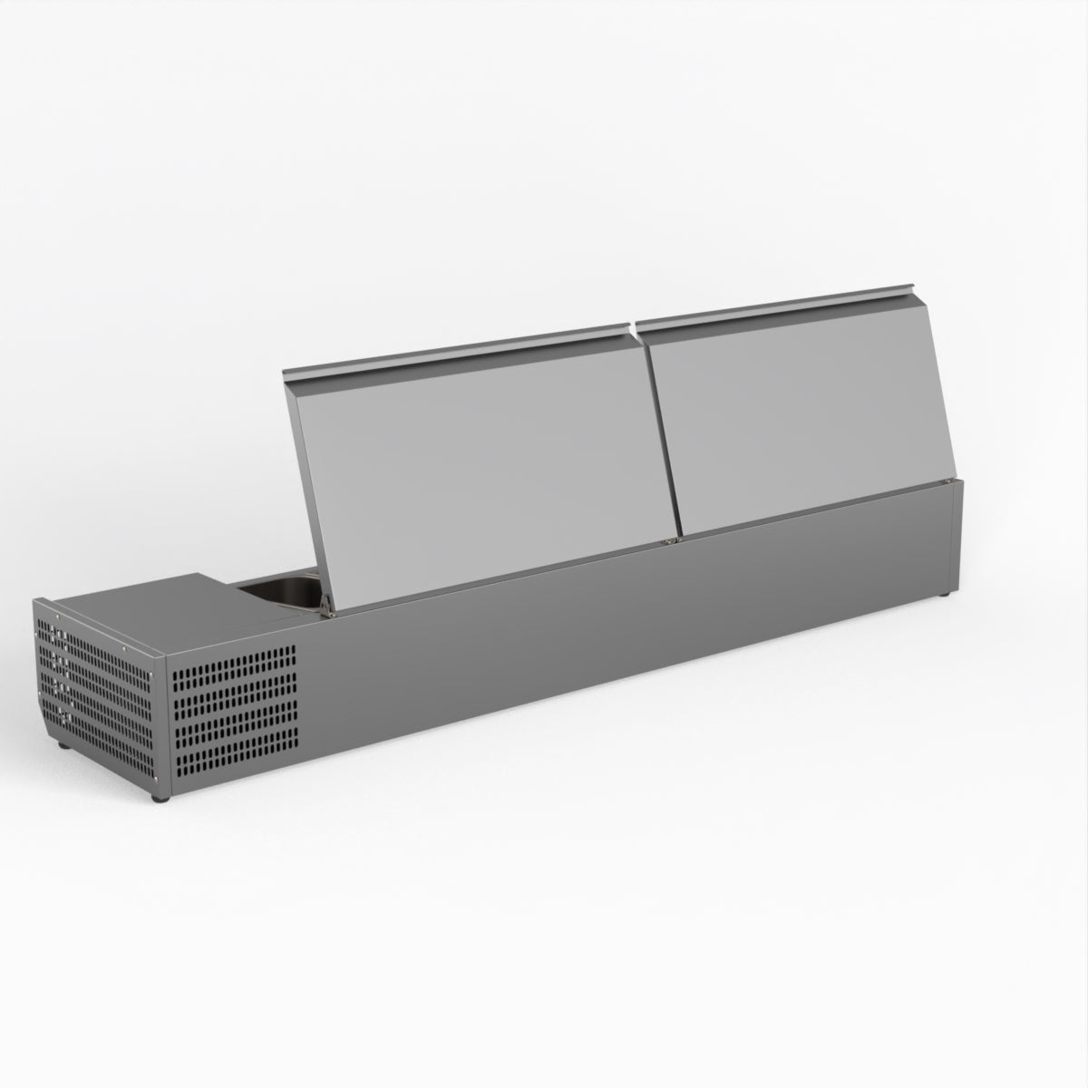 FED-X Salad Bench With Stainless Steel Lids XVRX1800/380S