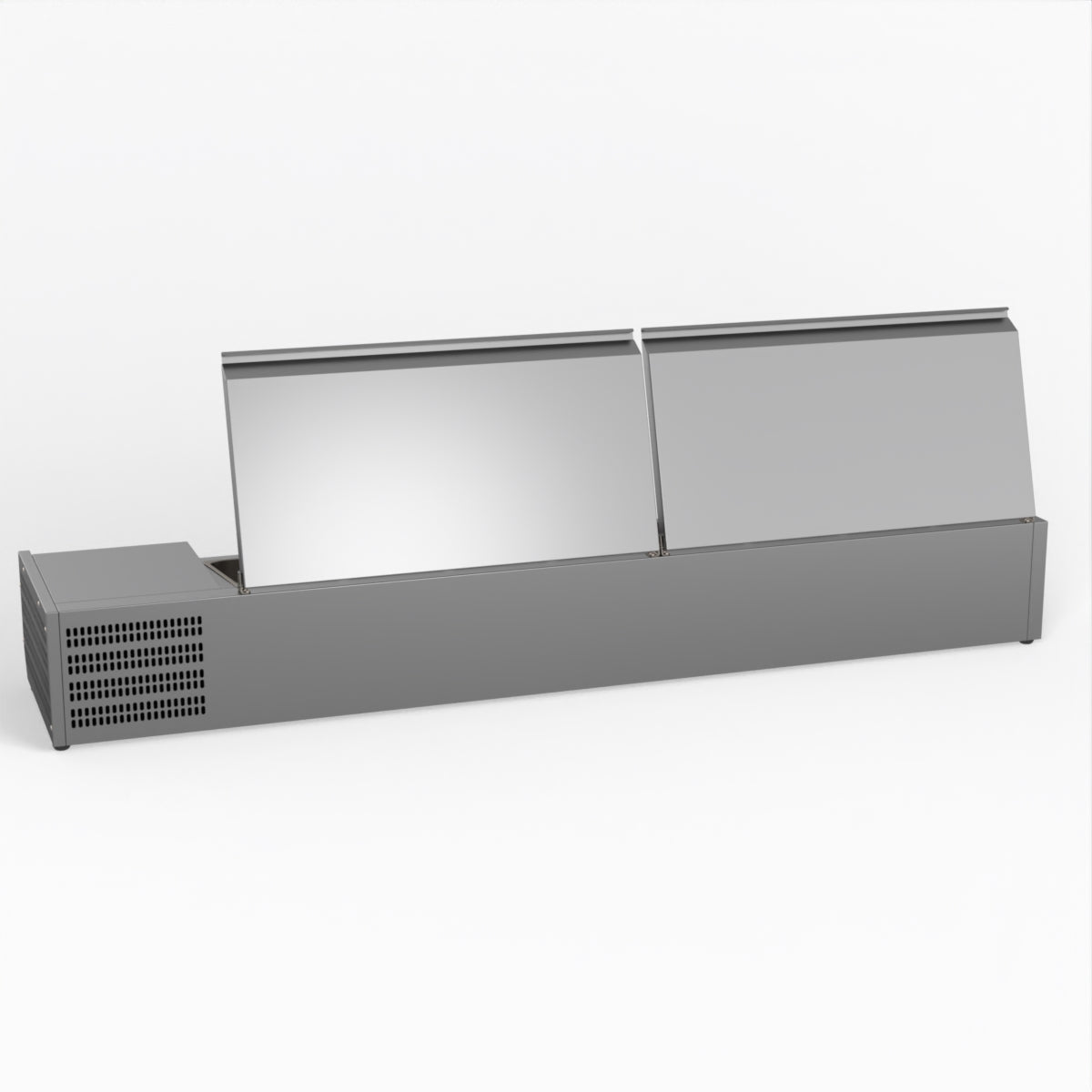 FED-X Salad Bench With Stainless Steel Lids XVRX1800/380S