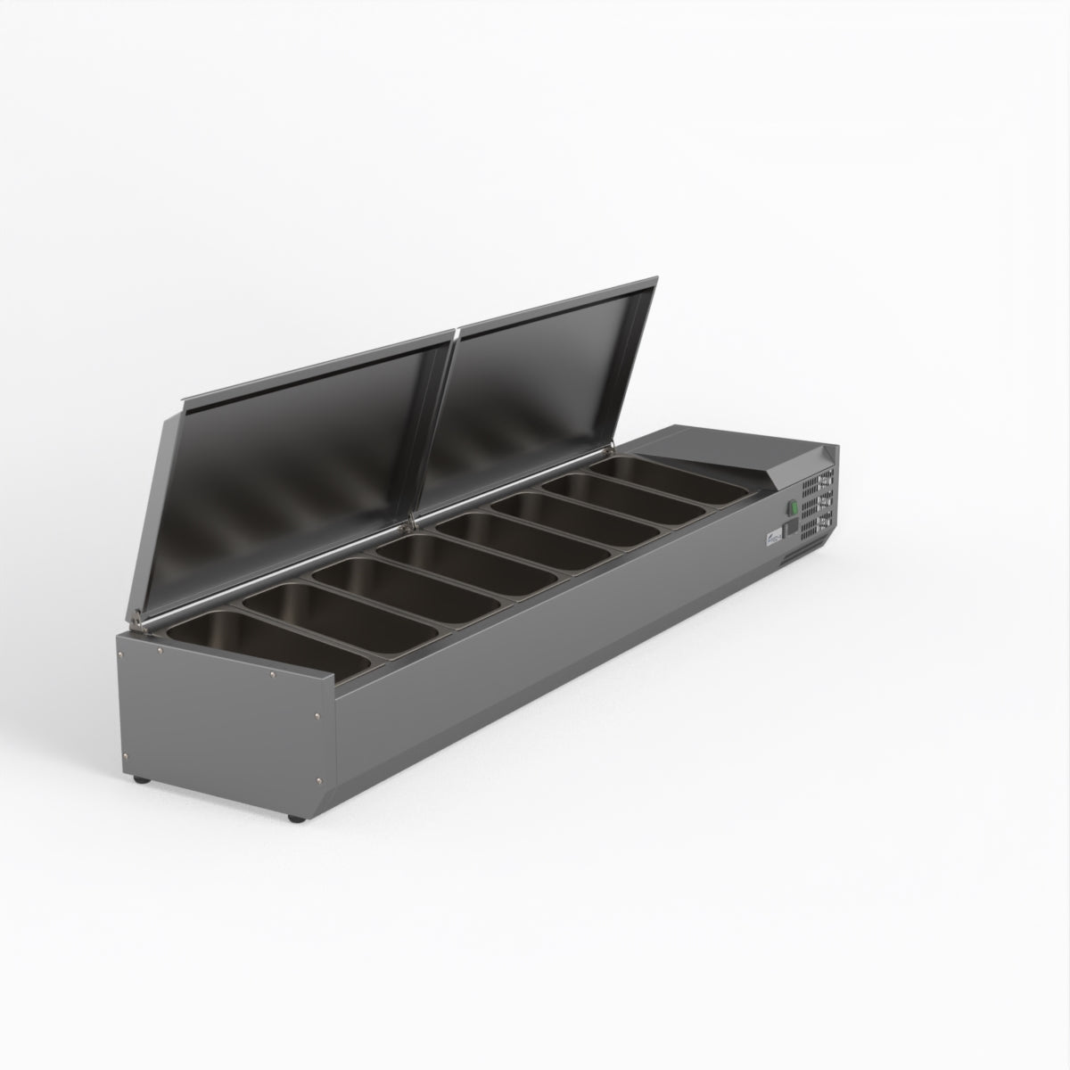 FED-X Salad Bench With Stainless Steel Lids XVRX1800/380S