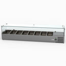 FED-X Flat Glass Salad Bench XVRX1800/380