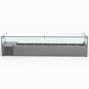 FED-X Flat Glass Salad Bench XVRX1800/380