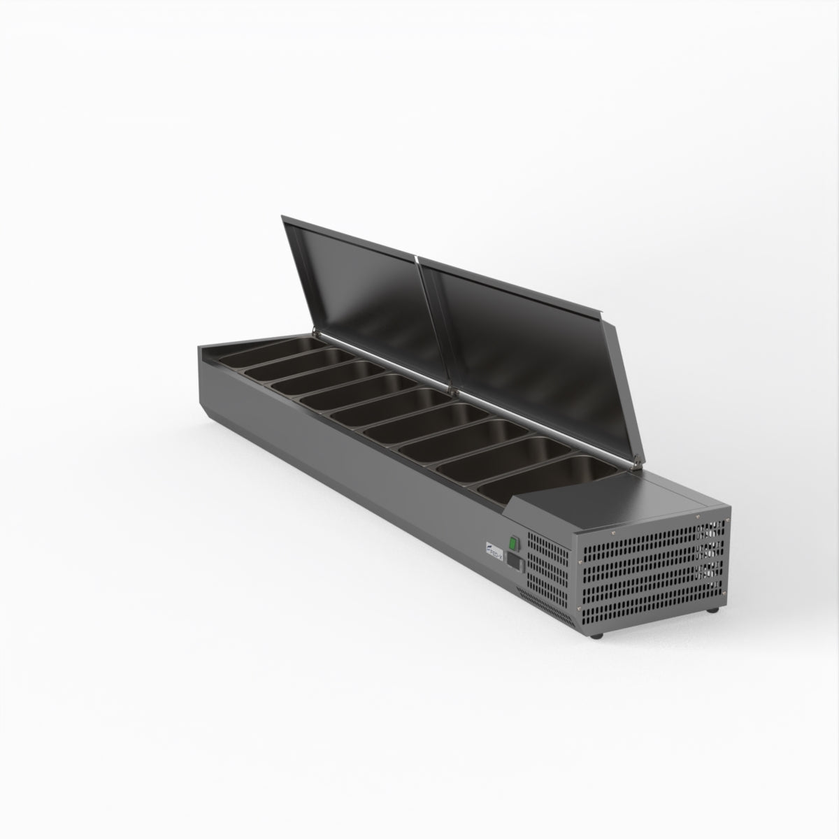 FED-X Salad Bench With Stainless Steel Lids XVRX2000/380S