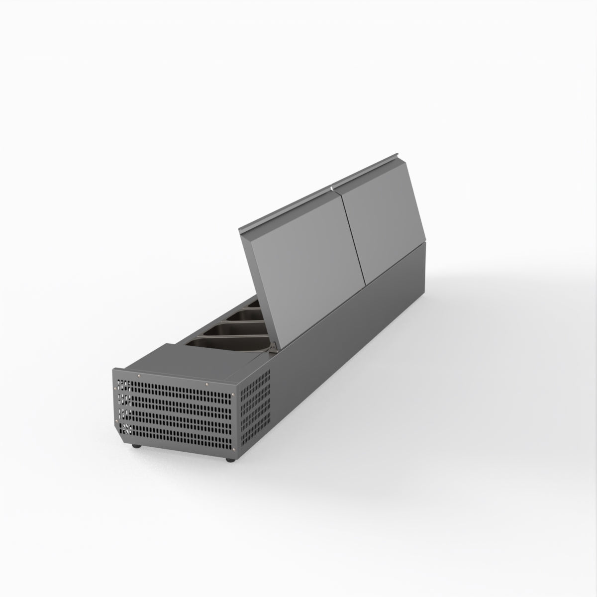 FED-X Salad Bench With Stainless Steel Lids XVRX2000/380S